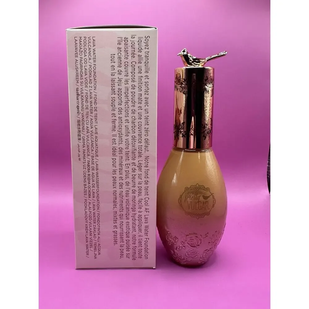 Pretty Vulgar Lava Water Foundation – Shade 43 – New in Box Pretty Bird